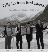 BAS Bird Island Midwinter Card